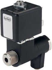 Solenoid Valve 3/2-Way 6mm Plug-in - Banjo NC PA FKM 0-13bar/189psi 230VAC 7012 390911