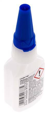 Loctite Instant Adhesive 20ml Transparent 3-11s Curing Time Metal, Plastic And Rubber Surfaces