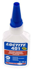 Loctite Instant Adhesive 50ml Transparent 3-11s Curing Time Metal, Plastic And Rubber Surfaces