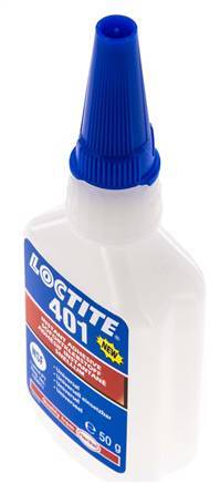Loctite Instant Adhesive 50ml Transparent 3-11s Curing Time Metal, Plastic And Rubber Surfaces