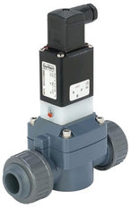 Solenoid Valve 40 mm Glued Sleeves NO PVC EPDM 0.5-6bar/7-87psi 24VDC 0142 133179