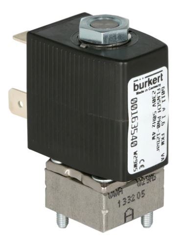 Solenoid Valve 20x20mm SFB Flange NC Stainless Steel FKM 0-4.5bar/65psi 12VDC Oxygen Fat/Oil Free 6011 277965