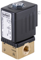 Solenoid Valve G1/4'' NC Brass PTFE 0-25bar/363psi 24VAC 6013 136016