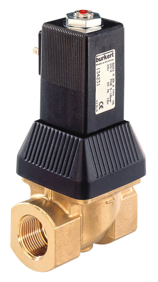 Solenoid Valve G3/4'' NC Brass FKM 0.5-10bar/7-145psi 24VDC 6223 282985