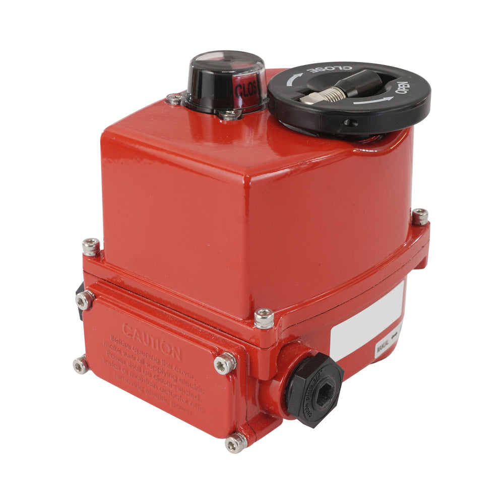 Electrical Actuated Flanged Ball Valve 2-Way DN25 PN40 Steel 24 V AC/DC