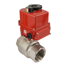 G 1/2 inch 2-Way brass Modulating Electric ball valve 24 V AC/DC