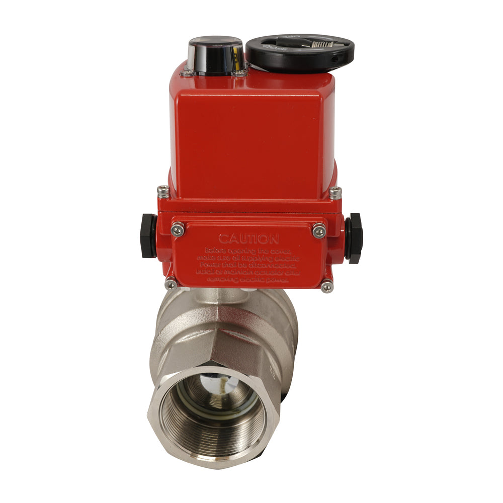 G 1 inch 2-Way brass Modulating Electric ball valve 24 V AC/DC