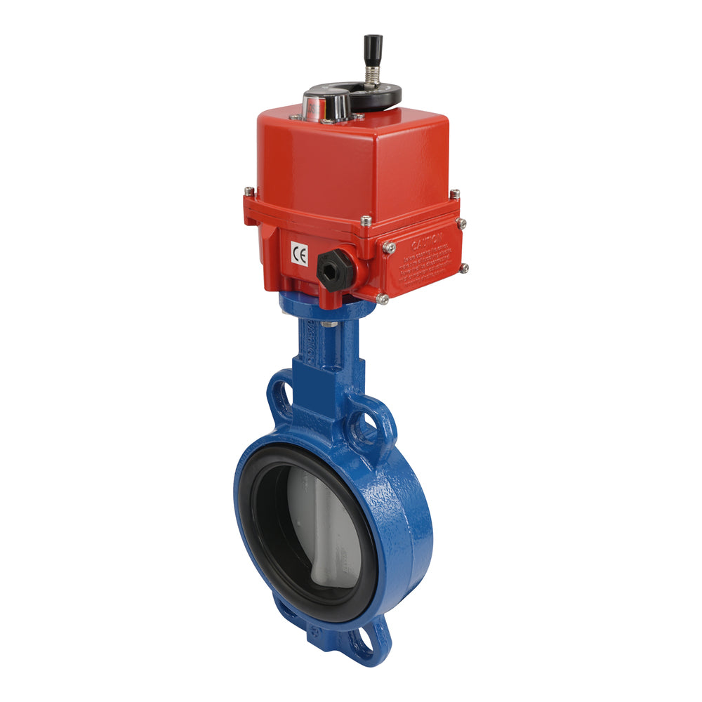 Electric Butterfly Valve DN40 24V AC/DC Lug GGG40 NBR AG5
