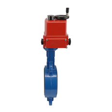 Electric Butterfly Valve DN40 24V AC/DC Wafer GGG40 FKM AG5