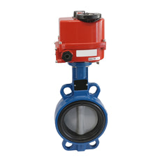 Electric Butterfly Valve DN80 24V AC/DC Lug GGG40 FKM AG5