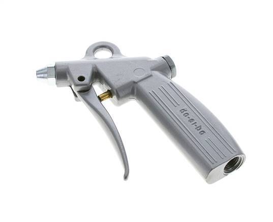 G1/4 inch Adjustable Flow Aluminum Air Blow Gun Short Nozzle