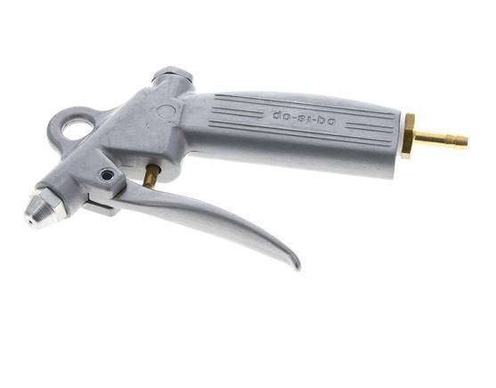 6mm Adjustable Flow Aluminum Air Blow Gun Short Nozzle