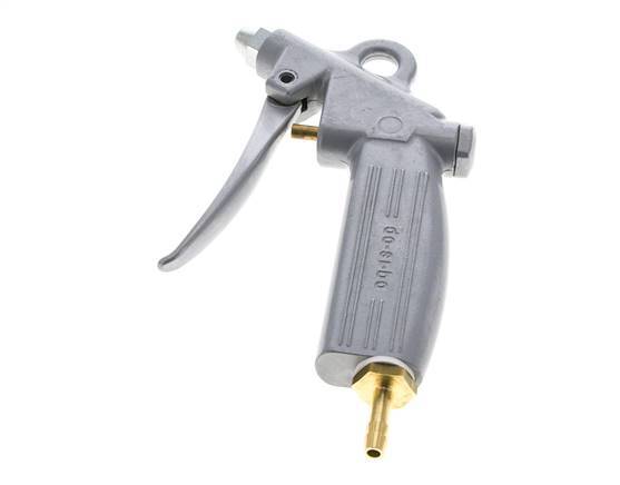 6mm Adjustable Flow Aluminum Air Blow Gun Short Nozzle