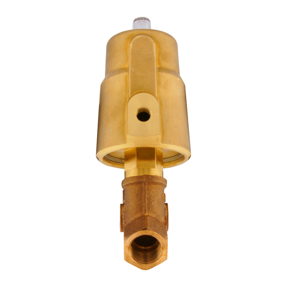 G2-1/2'' PTFE/NBR 6bar NC Angle Seat Valve Brass/Alu AL2