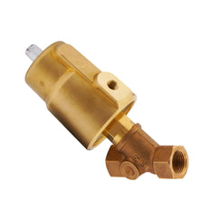 G1/2'' PTFE 16bar NC Angle Seat Valve (Closes Ag. Flow) Brass AL2