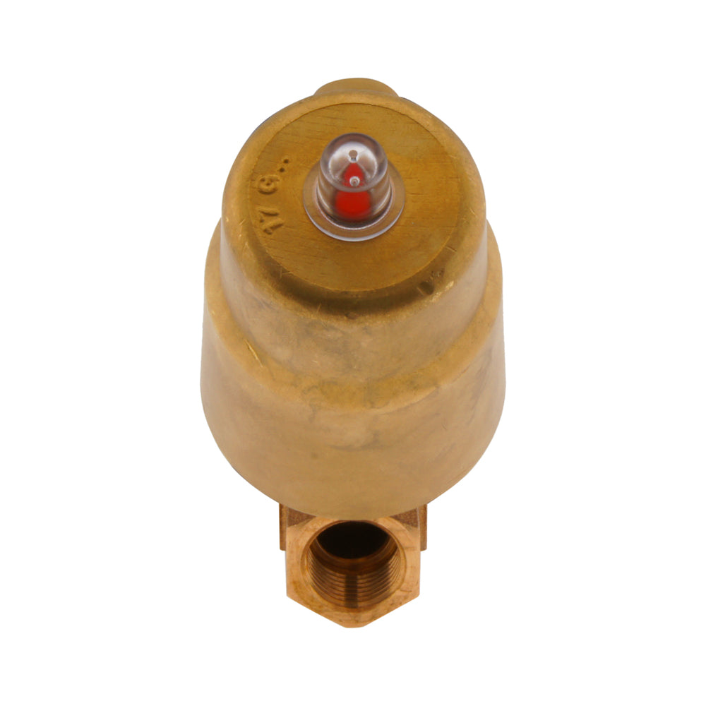 G1-1/4'' PTFE/NBR 16bar NO Angle Seat Valve Brass/Alu AL2