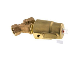 G3/4'' PTFE/NBR 16bar NC Angle Seat Valve (Closes Ag. Flow) Brass AL2
