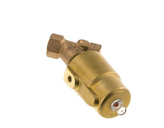 G3/4'' PTFE/NBR 16bar NC Angle Seat Valve Brass AL2