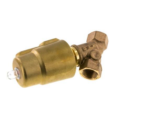 G3/4'' PTFE/NBR 16bar NC Angle Seat Valve Brass AL2