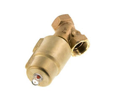 G1'' PTFE/NBR 16bar NC Angle Seat Valve Brass AL2