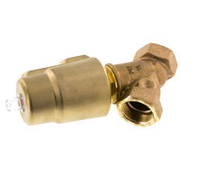 G1'' PTFE/NBR 16bar NC Angle Seat Valve Brass AL2