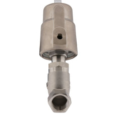 G2'' PTFE 12bar NC Angle Seat Valve Stainless-Steel/Brass AL2