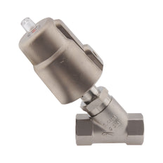 G1'' PTFE 16bar NC Angle Seat Valve Stainless-Steel AL2