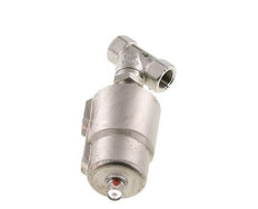G1/2'' PTFE 25bar NC Angle Seat Valve (Closes Ag. Flow) Stainless-Steel/Brass AL2