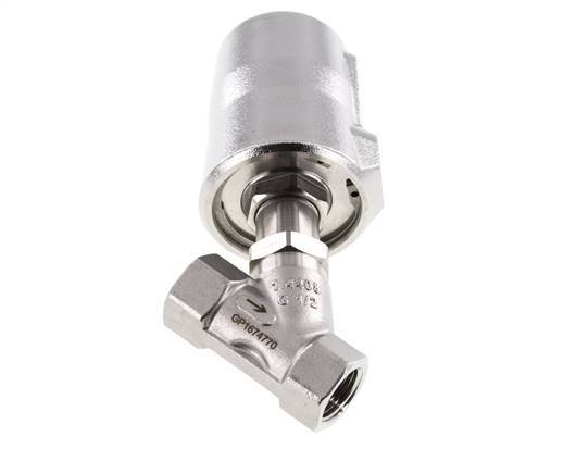 G1/2'' PTFE 25bar NC Angle Seat Valve Stainless-Steel AL2