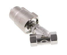 G3/4'' PTFE 20bar NC Angle Seat Valve (Closes Ag. Flow) Stainless-Steel/Brass AL2