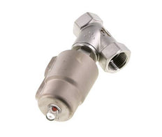 G1'' PTFE 16bar NC Angle Seat Valve Stainless-Steel/Brass AL2