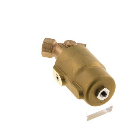 G1/2'' PTFE/NBR 16bar NO Angle Seat Valve Brass AL2