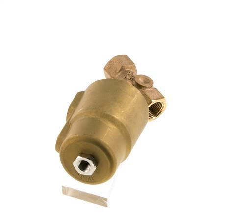 G1/2'' PTFE/NBR 16bar NO Angle Seat Valve Brass AL2