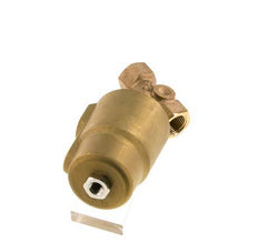G1/2'' PTFE/NBR 16bar NO Angle Seat Valve Brass AL2
