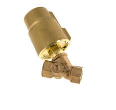 G1/2'' PTFE/NBR 16bar NO Angle Seat Valve Brass AL2
