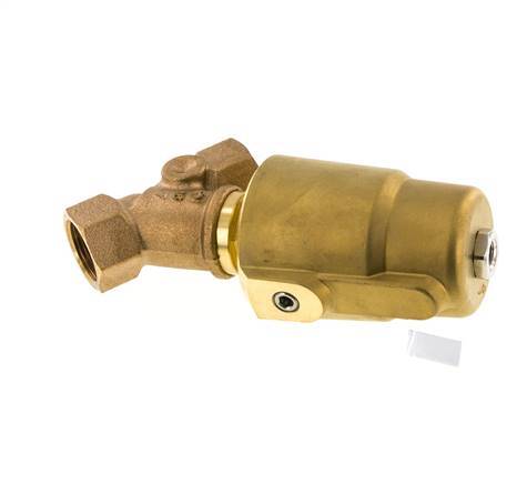 G3/4'' PTFE/NBR 16bar NO Angle Seat Valve Brass AL2