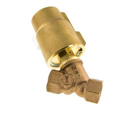 G3/4'' PTFE/NBR 16bar NO Angle Seat Valve Brass AL2