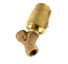 G3/4'' PTFE/NBR 16bar NO Angle Seat Valve Brass AL2
