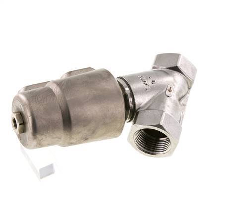 G1'' FKM 16bar NO Angle Seat Valve Stainless-Steel/Brass AL2