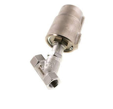 G1/2'' PTFE 25bar NO Angle Seat Valve Stainless-Steel/Brass AL2