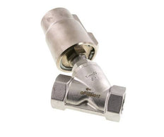 G1'' PTFE 16bar NO Angle Seat Valve Stainless-Steel/Brass AL2