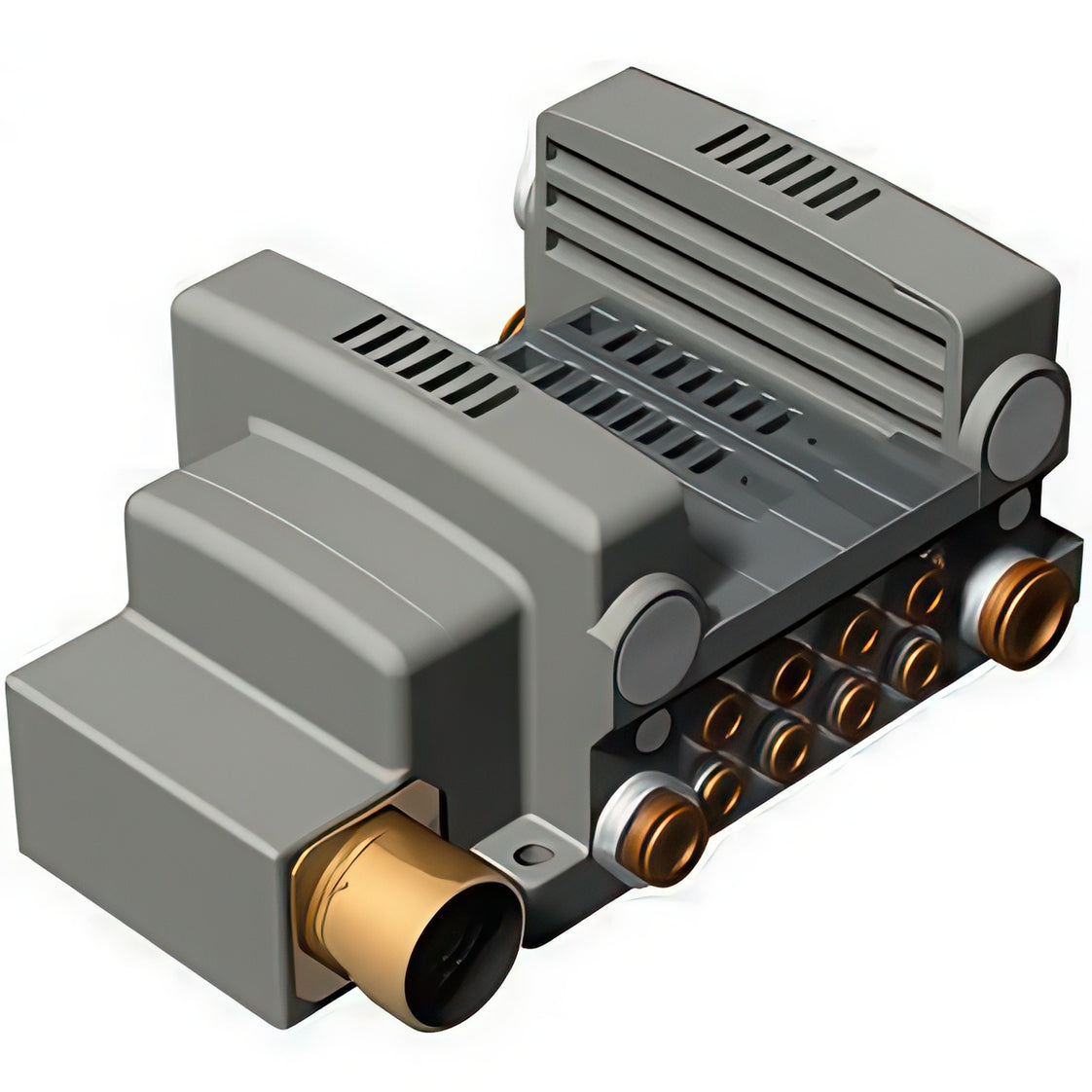 Componente De Operación SMC Con Kit De Conector Múltiple IP67 8-mm Push-In - VV5QC21-12C8MD0