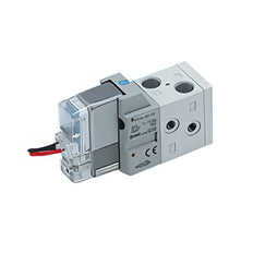 SMC Válvula Solenoide Neumática De 5/2 Vías En Línea G1/8'' Con Rectificador - VF1120-5YO1-01F