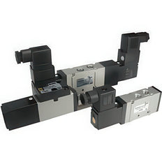 SMC Válvula Solenoide Neumática De 5/2 Vías En Línea G1/4'' - VFS2230R-5YOB-02F