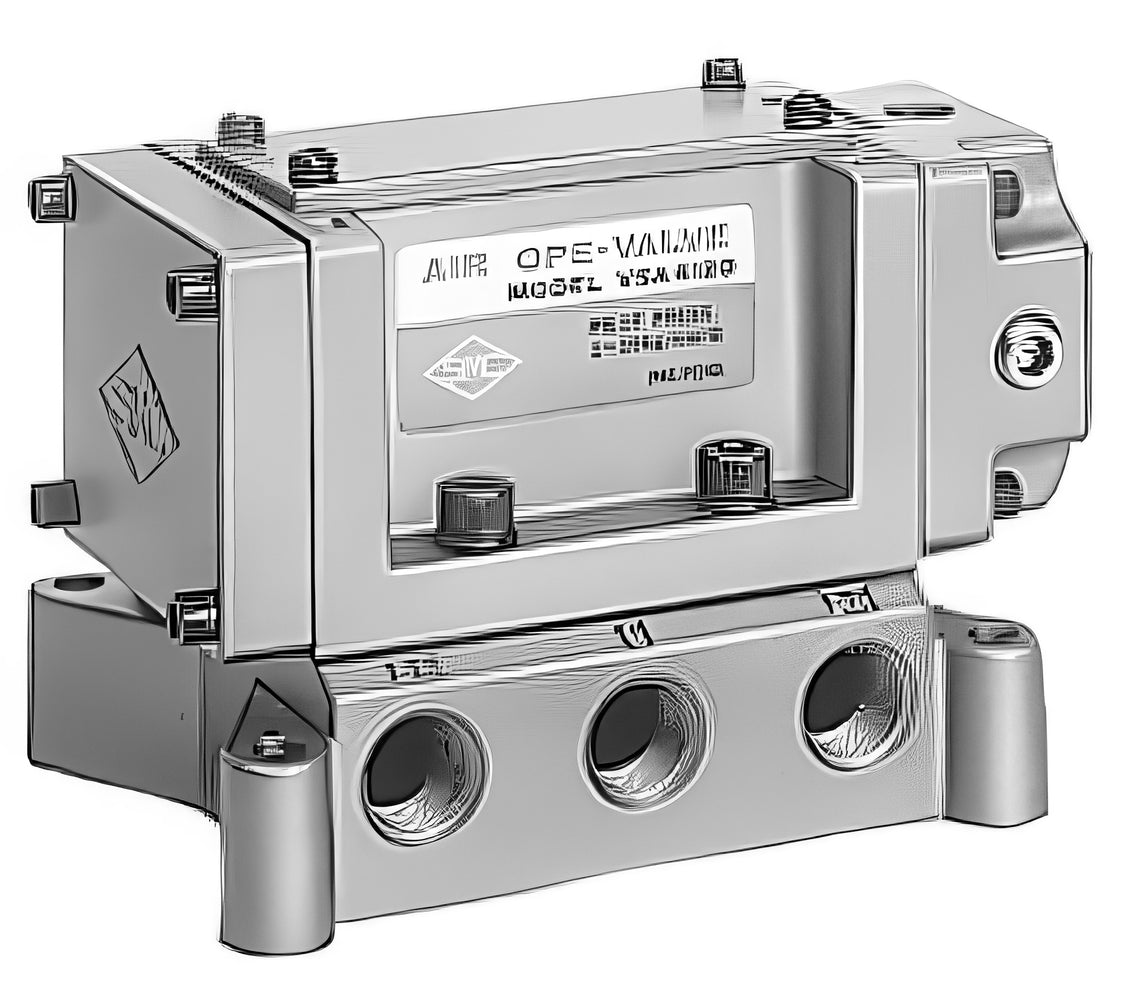 SMC Válvula De Aire Operada De 5/3 Vías Placa Base Rosca Rc - VSA4244-00