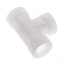 Racor en T G1/4'' Hembra Polipropileno (pp) FDA 10bar (140,5psi)