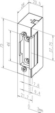 Cerradura de Puerta Eléctrica Assa Vema - 10001611