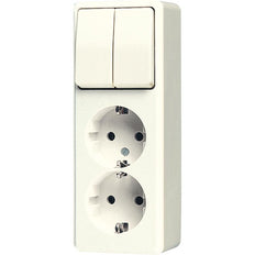 Jung Combinación Serie AP600 Toma de 2 vías con protección - 625A