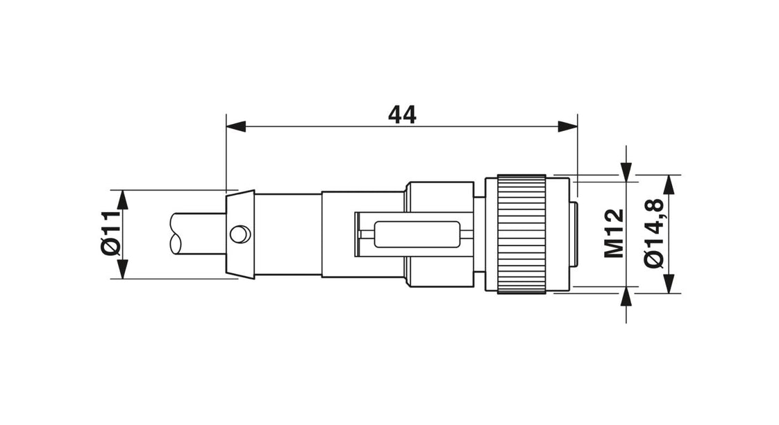Phoenix Contact Cable de sensor/actuador con conector - 1668124