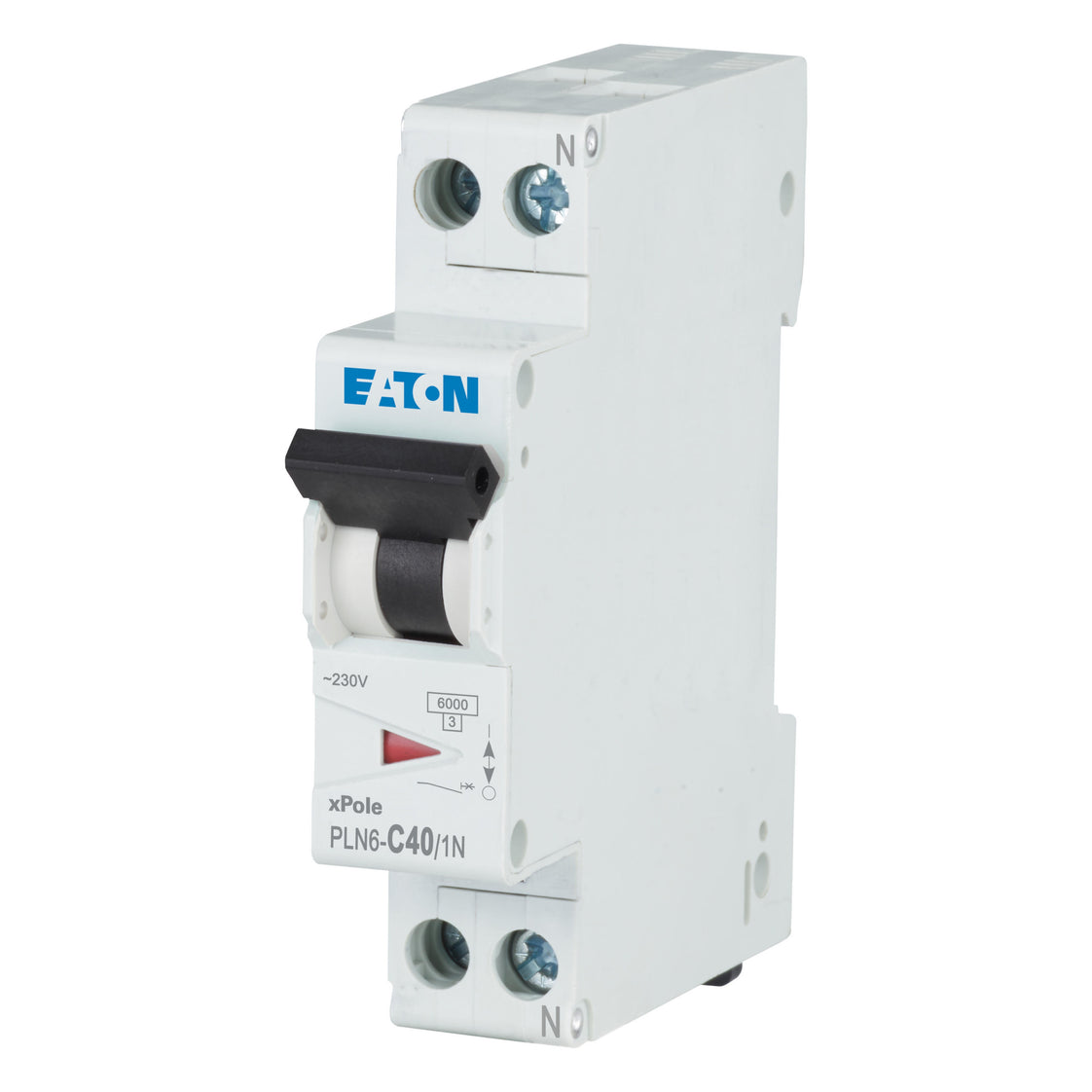 Eaton PLN6 40A Monopolar Más Neutro MCB C-Curva - 263178
